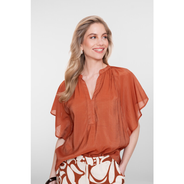 Geisha 63345-45 202 top bat sleeve ginger 63345-45 202 large