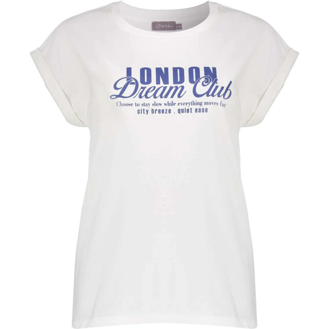 Geisha T-shirt 000011 off-white/b 62374-41-000011 large
