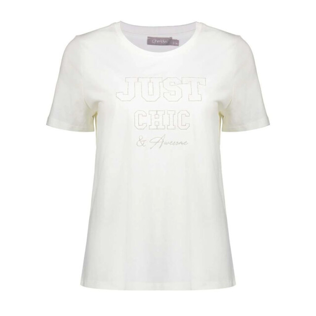 Geisha T-shirt off-white 62375-41-000010 large