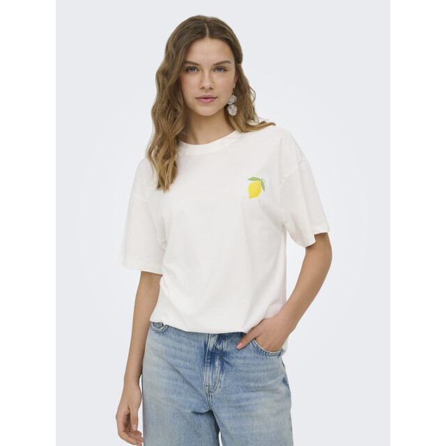 Only Onlelle t-shirt met citroenprint 15373343 large