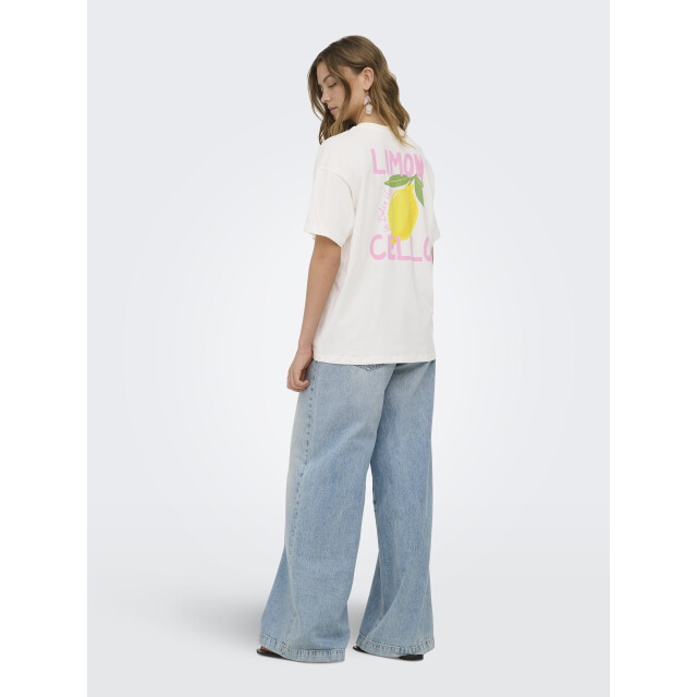 Only Onlelle t-shirt met citroenprint 15373343 large