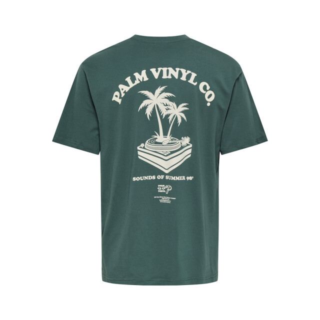 Only & Sons Onsvibes life rlx ss tee cs esmerald 5339.24.0061 large
