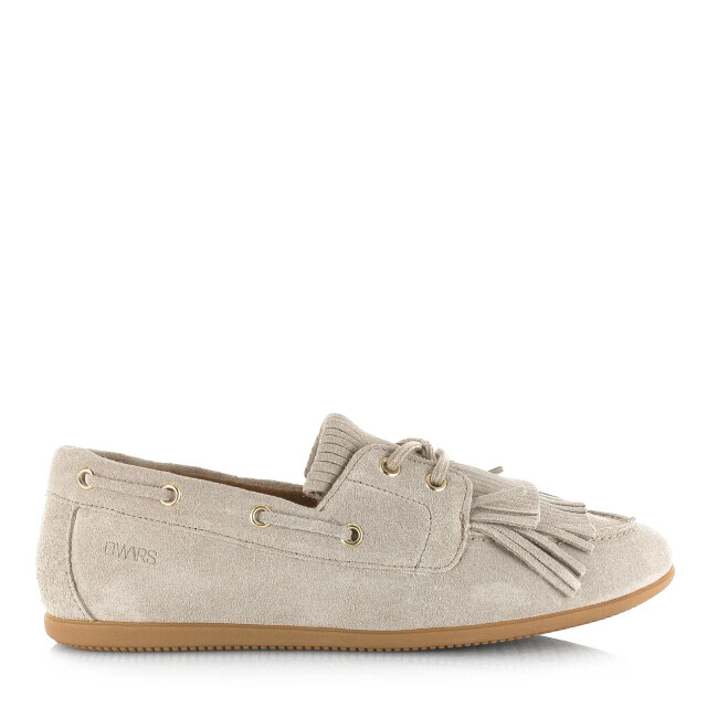 DWRS Label Latty fringes sand mocassins dames B11975-07 8318 large
