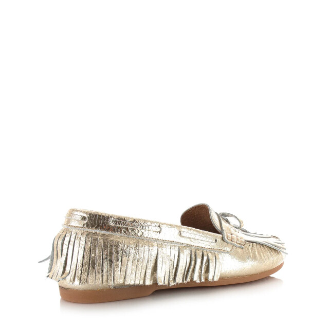 DWRS Label Dwrs parral crackled champagne mocassins dames B11646-11 7202 large