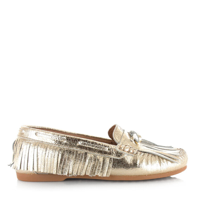 DWRS Label Dwrs parral crackled champagne mocassins dames B11646-11 7202 large