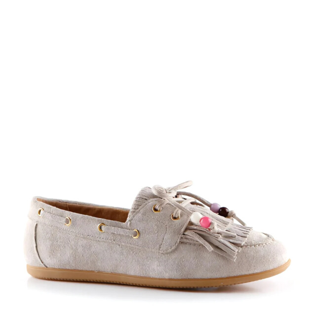 DWRS Label Latty fringes sand mocassins dames B11975-07 8318 large
