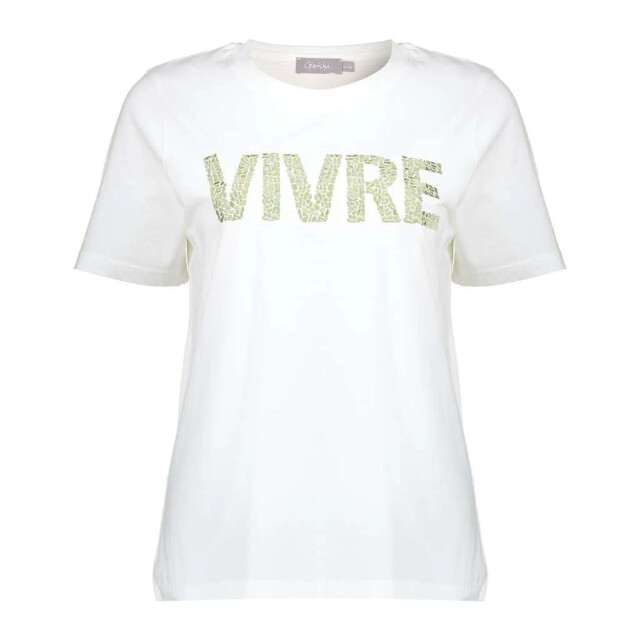Geisha T-shirt off-white 62069-24-000010 large