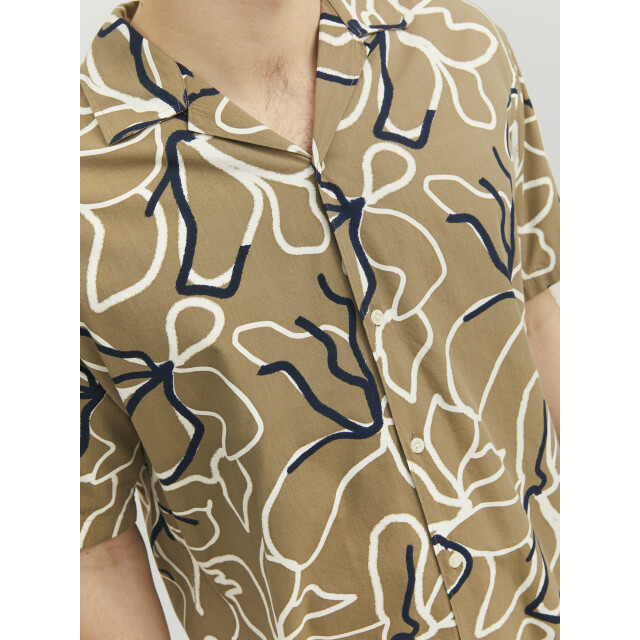 Jack & Jones Jprbladrew print resort shirt s/s l 12279789 large