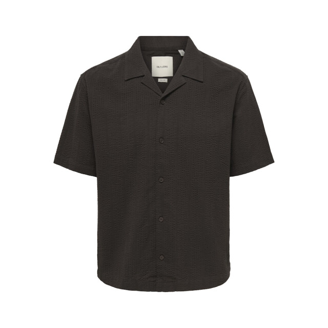 Only & Sons Onscruz rlx seersucker resort ss shirt - 5319.70.0003 large
