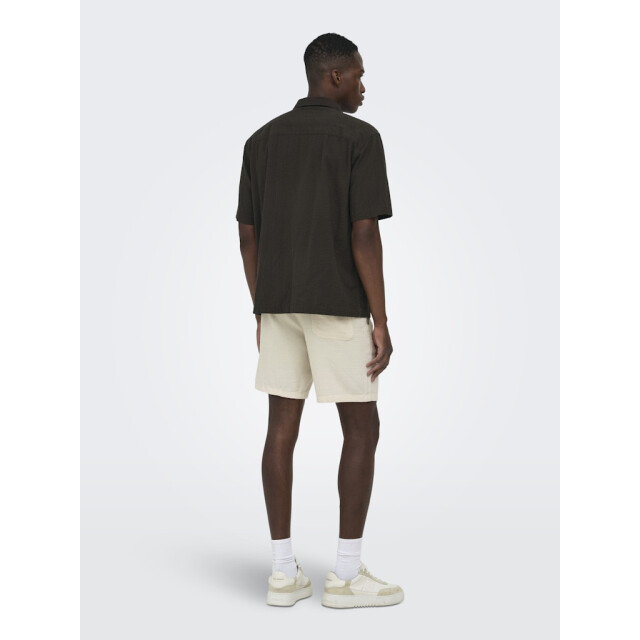 Only & Sons Onscruz rlx seersucker resort ss shirt - 5319.70.0003 large