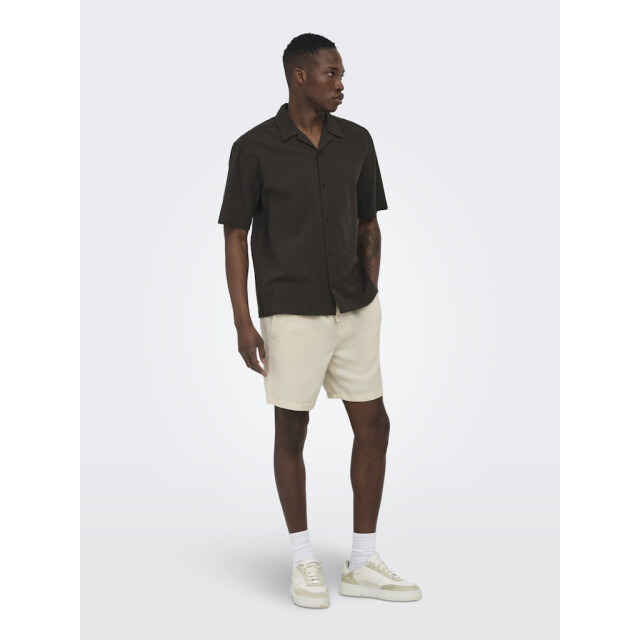 Only & Sons Onscruz rlx seersucker resort ss shirt - 5319.70.0003 large