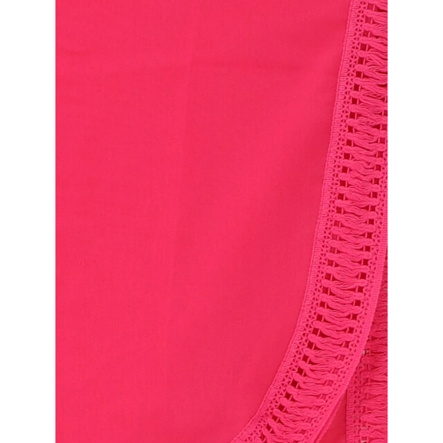 Sarlini Dames tuniek strandjurk polyester chiffon effen fuchsia fel 000423 large