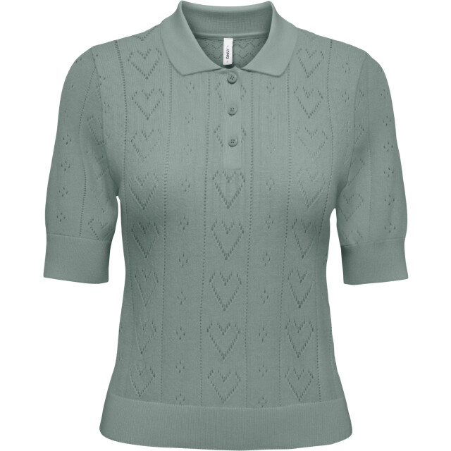 Only Onlmeddi life ss structure polo cc knt jadeite/dtm 15363160-254595003 large
