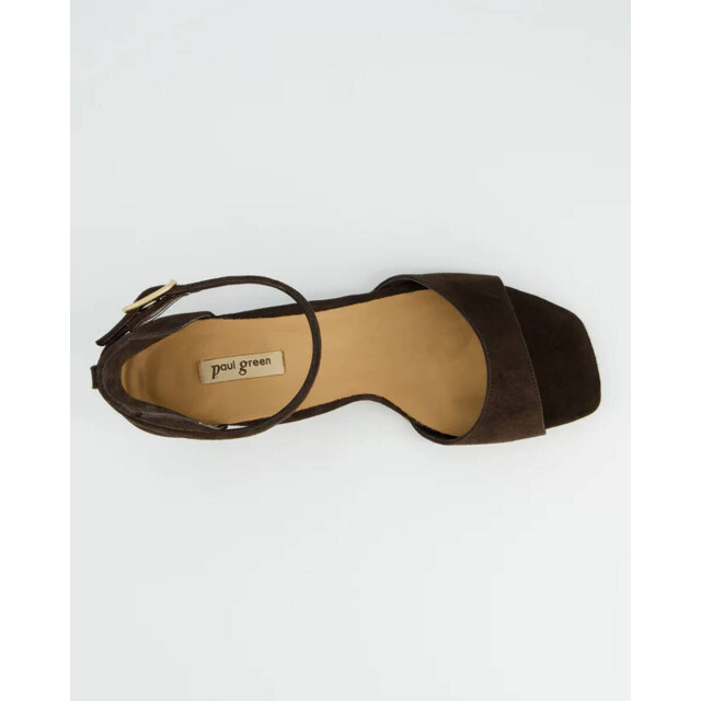 Paul Green Paul Green Sandalen met hak 6140 Sandalen Bruin Paul Green Sandalen met hak 6140 large