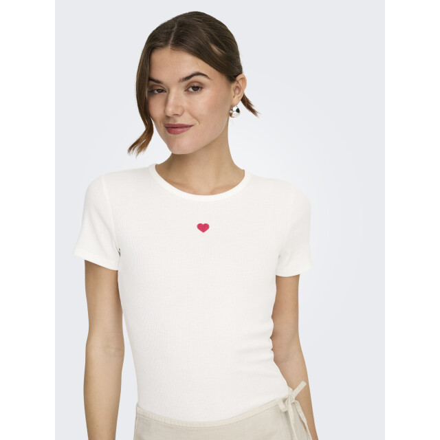 Only Onlelva june emb s/s tee jrs noos 15342939 large