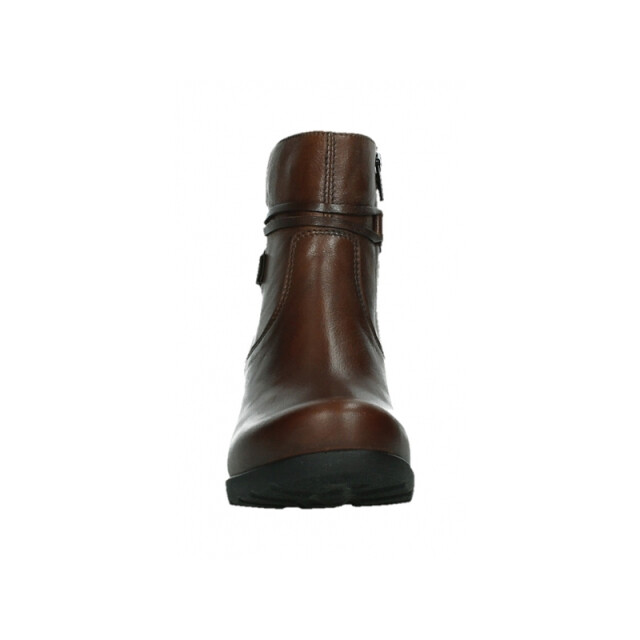 Wolky 07504 Macau Velvet leather Enkellaarzen Cognac 07504 Macau Velvet leather large