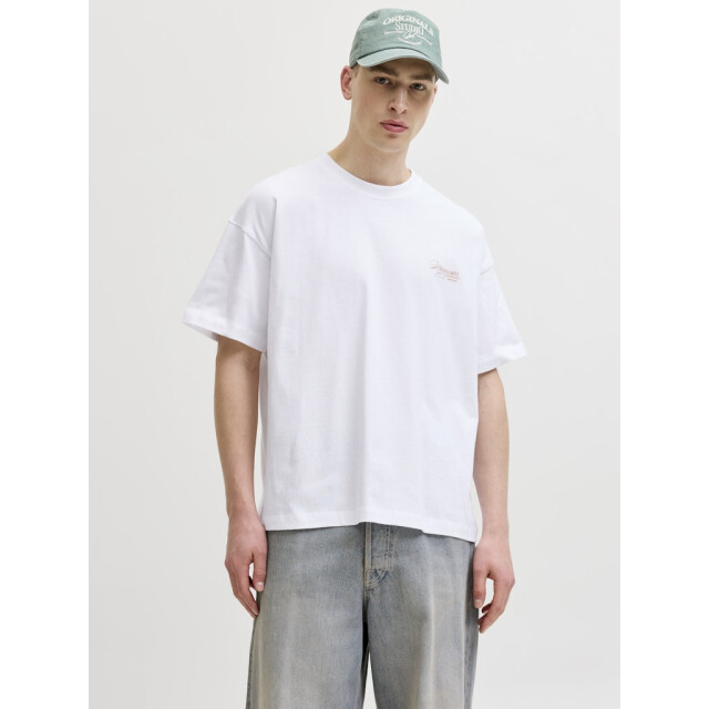 Jack & Jones Jorsanremo back tee ss crew neck sn off-white 5339.02.0094 large