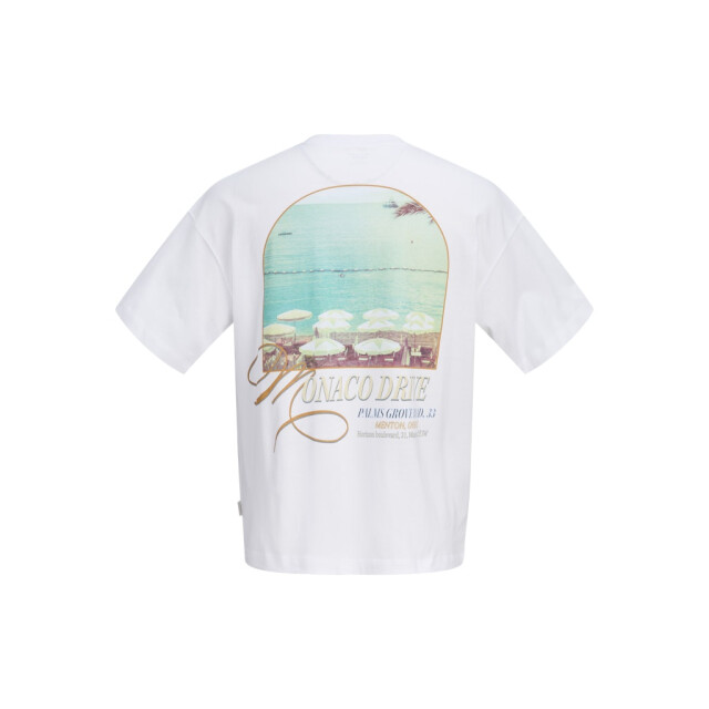 Jack & Jones Jorsanremo back tee ss crew neck sn off-white 5339.02.0094 large