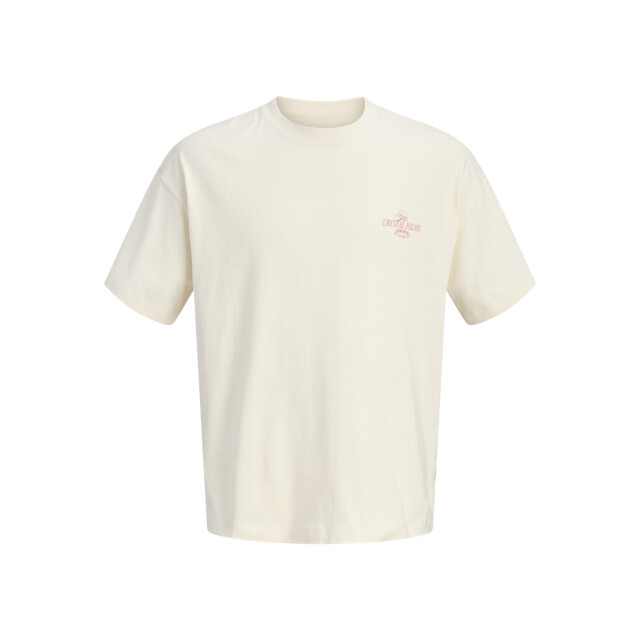 Jack & Jones Jorsanremo back tee ss crew neck sn ecru 5339.03.0057 large