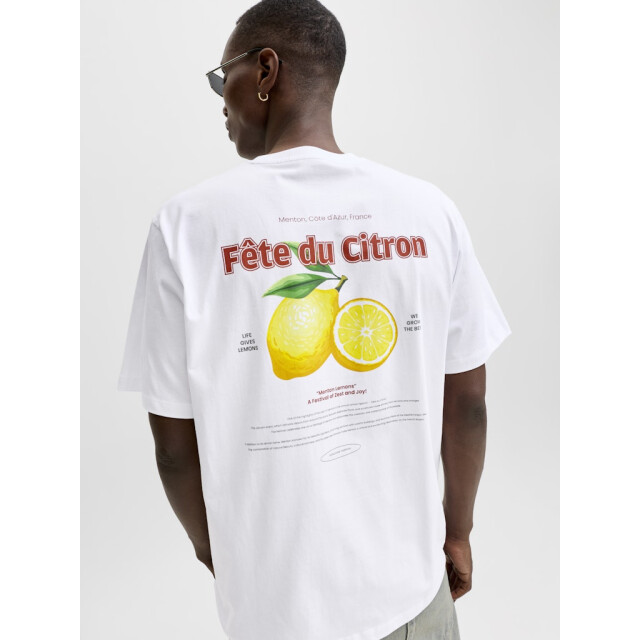 Jack & Jones Jjlemon tee ss crew neck off-white 5339.02.0096 large