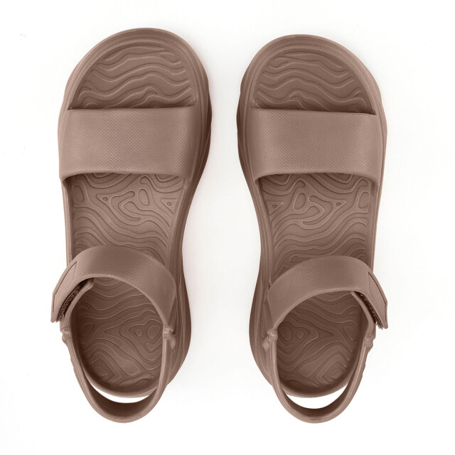 Holster Cloudnine vegan flatform sandaal dames waterproof & wasbaar podologisch goedgekeurd natural HST447 large