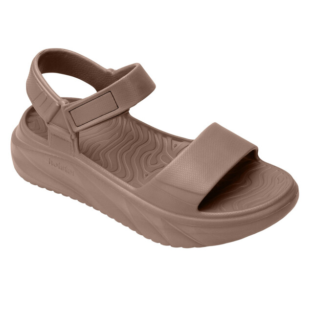 Holster Cloudnine vegan flatform sandaal dames waterproof & wasbaar podologisch goedgekeurd natural HST447 large