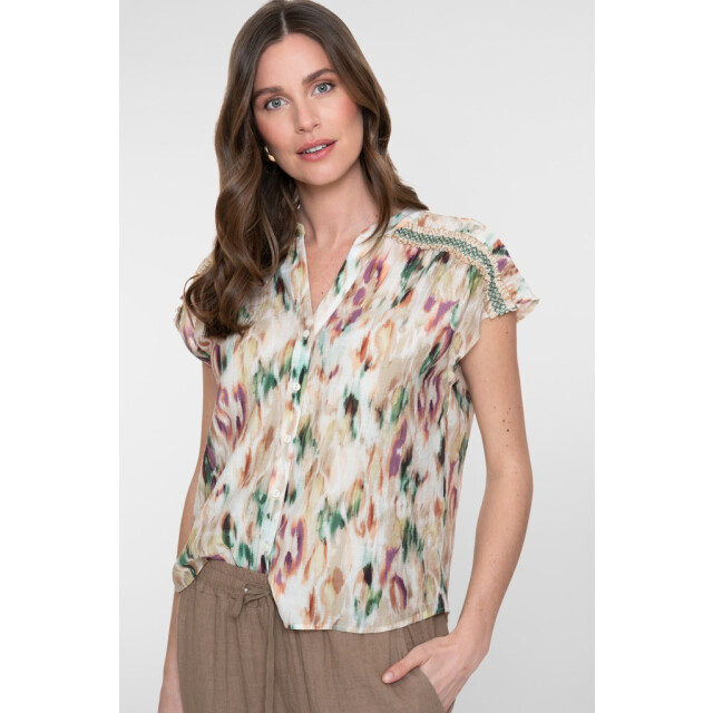 Geisha Blouse ecru dessin 4319.08.0018 large