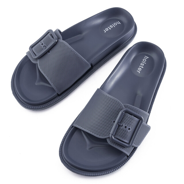 Holster Laze slippers vegan comfort podologisch goedgekeurd waterbestendig donker blauw HST471 large