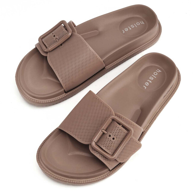 Holster Laze slippers vegan comfort podologisch goedgekeurd waterbestendig naturel HST471 large