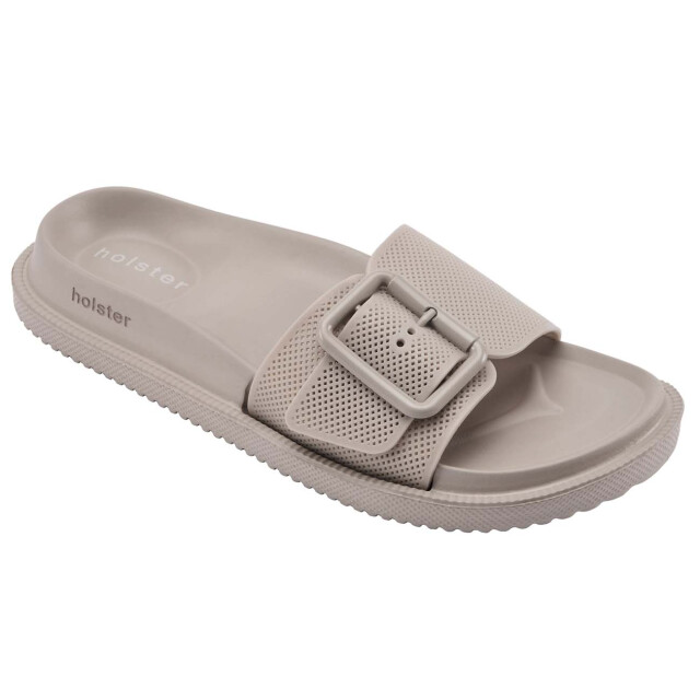 Holster Laze slippers vegan comfort podologisch goedgekeurd waterbestendig zandkleurig HST471 large