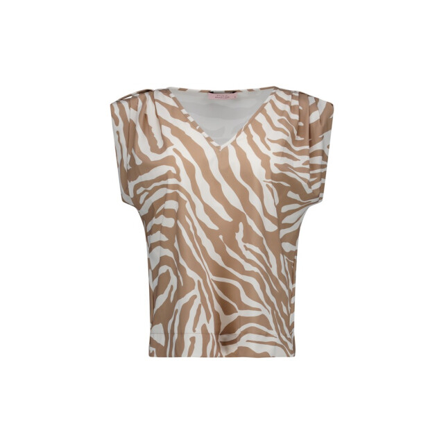 Studio Anneloes Leone zebra vneck top dessin 4389.79.0086 large