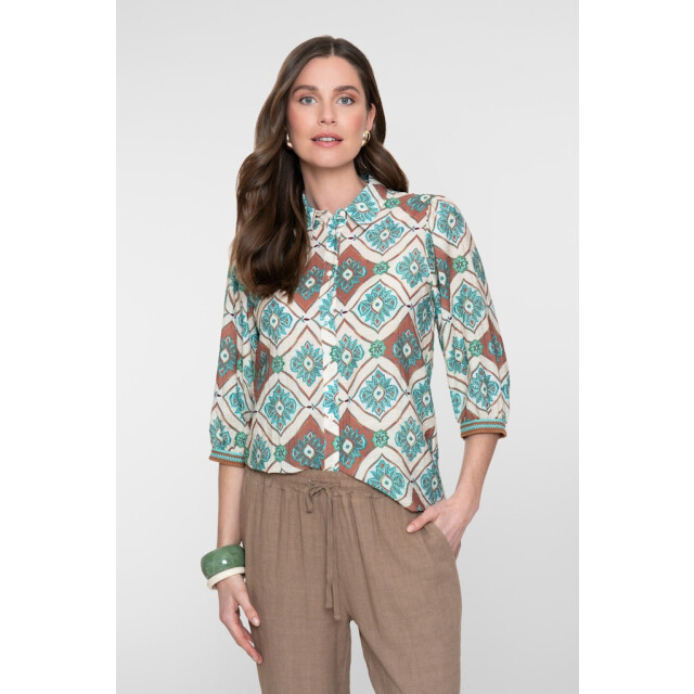 Geisha Blouse ecru dessin 4309.08.0023 large