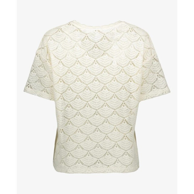 Vila Vibambena o-neck ss crochet toppb ecru 4382.03.0040 large