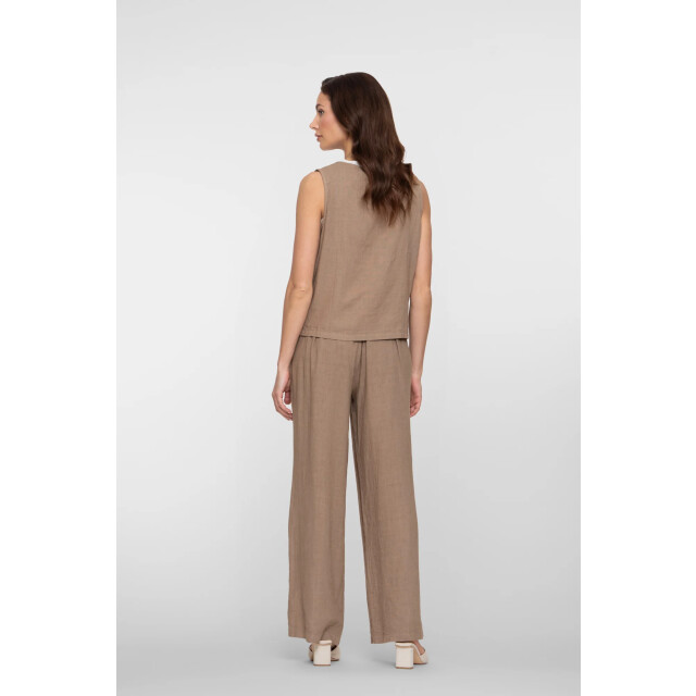 Geisha 61374 735 pants linen camel 61374 735 large