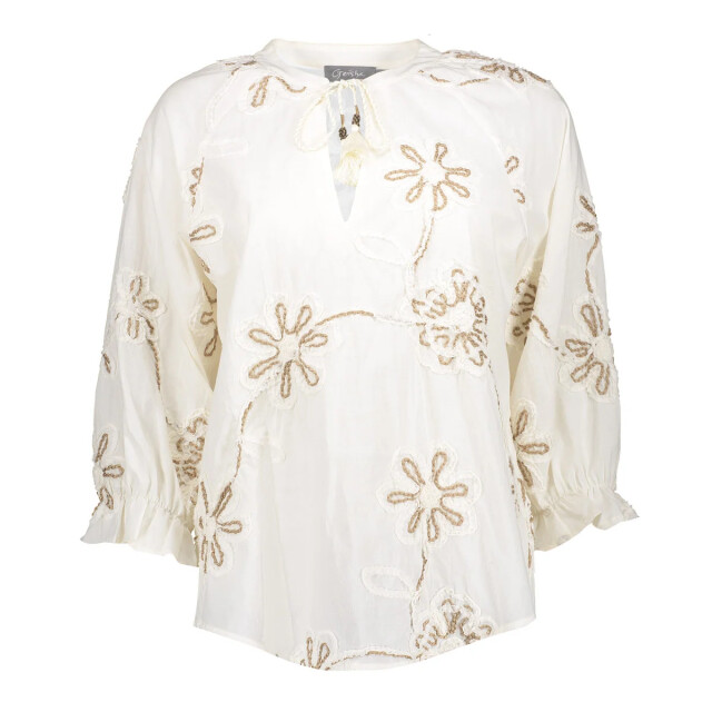 Geisha 63300 718 top embroidered ecru 63300 718 large