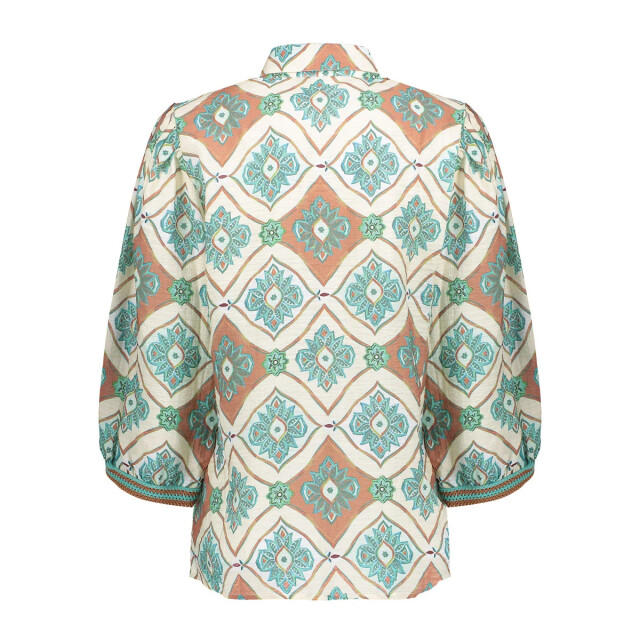 Geisha 63453 602 blouse aqua camel aqua camel 63453 602 large