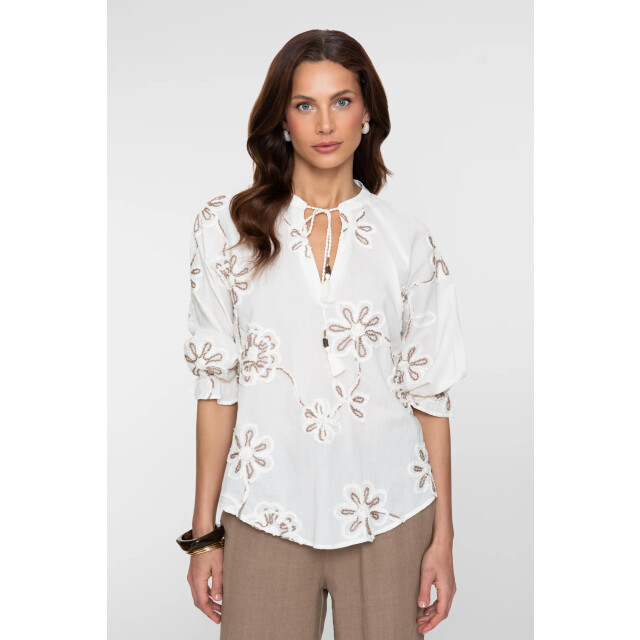 Geisha 63300 718 top embroidered ecru 63300 718 large