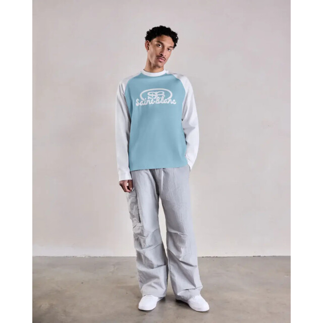 Saint Blanc Blend logo raglan longsleeve blue 163012832 large