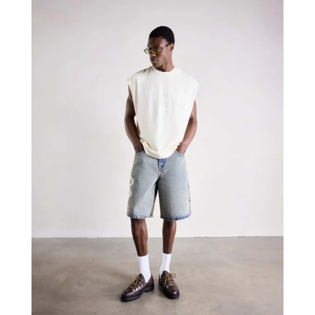 Saint Blanc Washed denim short 163012905 large