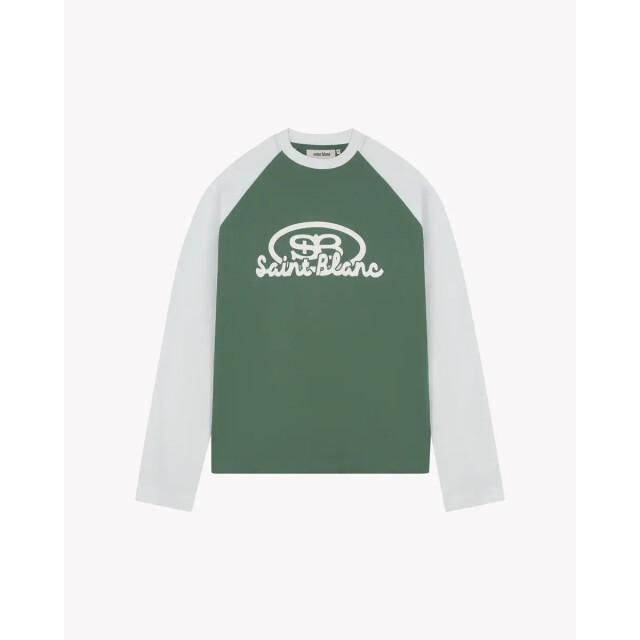 Saint Blanc Blend logo raglan longsleeve green 163012824 large