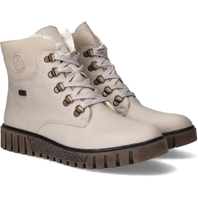 Rieker Beige veterlaars y3433-60 Y3433-60 large