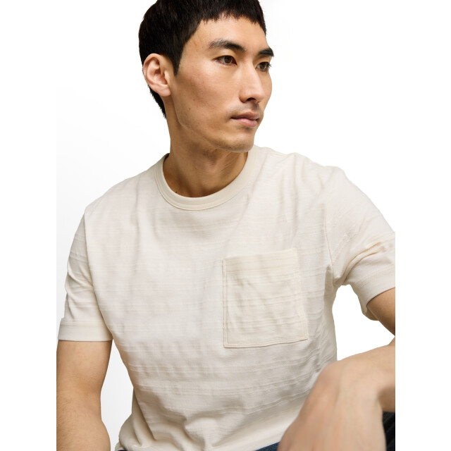 Tom Tailor Striped structured t-shirt 1050224 large