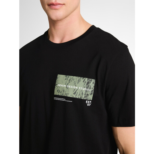 Tom Tailor Rounded hem printed t-shirt 1050354 large