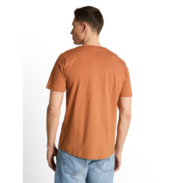 Tom Tailor Rounded hem printed t-shirt 1050354 large