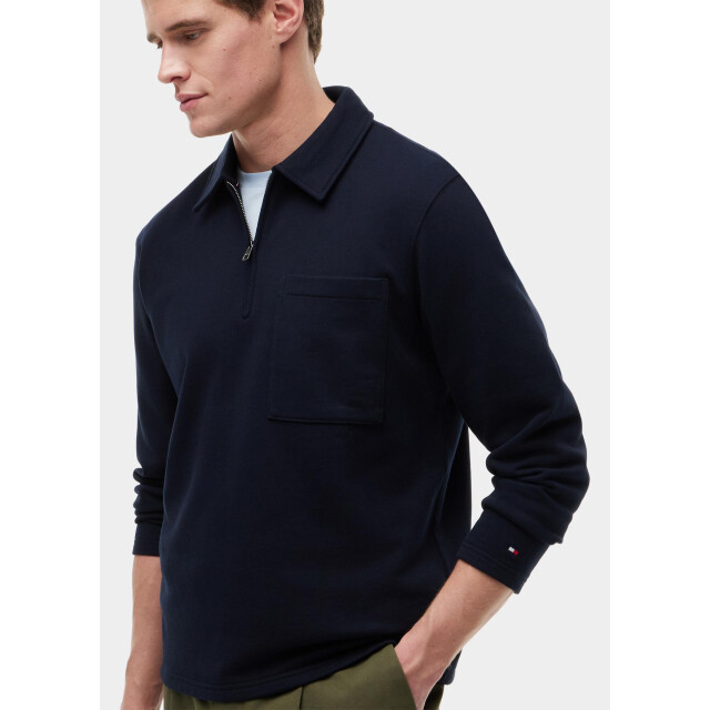 Tommy Hilfiger Half zip essential terry pocket 1/4 zip mw0mw43213/dw5 209508 large