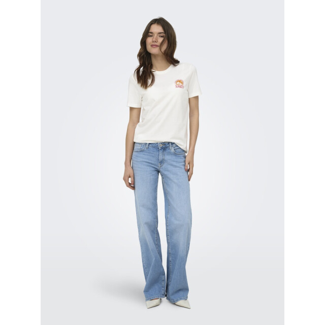 Only Onlfine ss reg tee cs jrs off-white 4339.02.0269 large