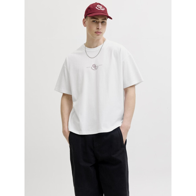 Jack & Jones Jorsanremo typo tee ss crew neck ln off-white 5339.02.0099 large