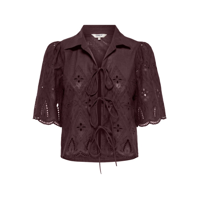 Only Onlfrani ss emb bow top wvn - 4382.70.0020 large