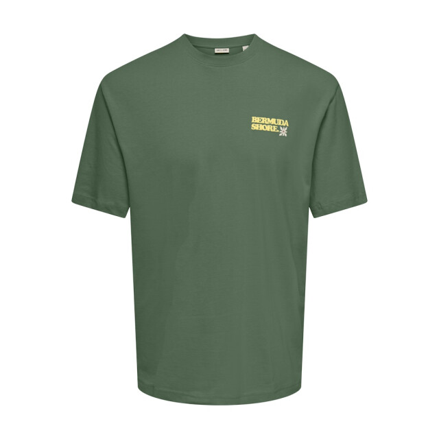 Only & Sons Onskiki life rlx ss tee esmerald 5339.24.0044 large