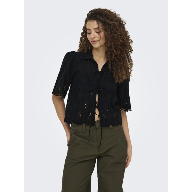 Only Onlfrani ss emb bow top wvn - 4382.80.0022 large